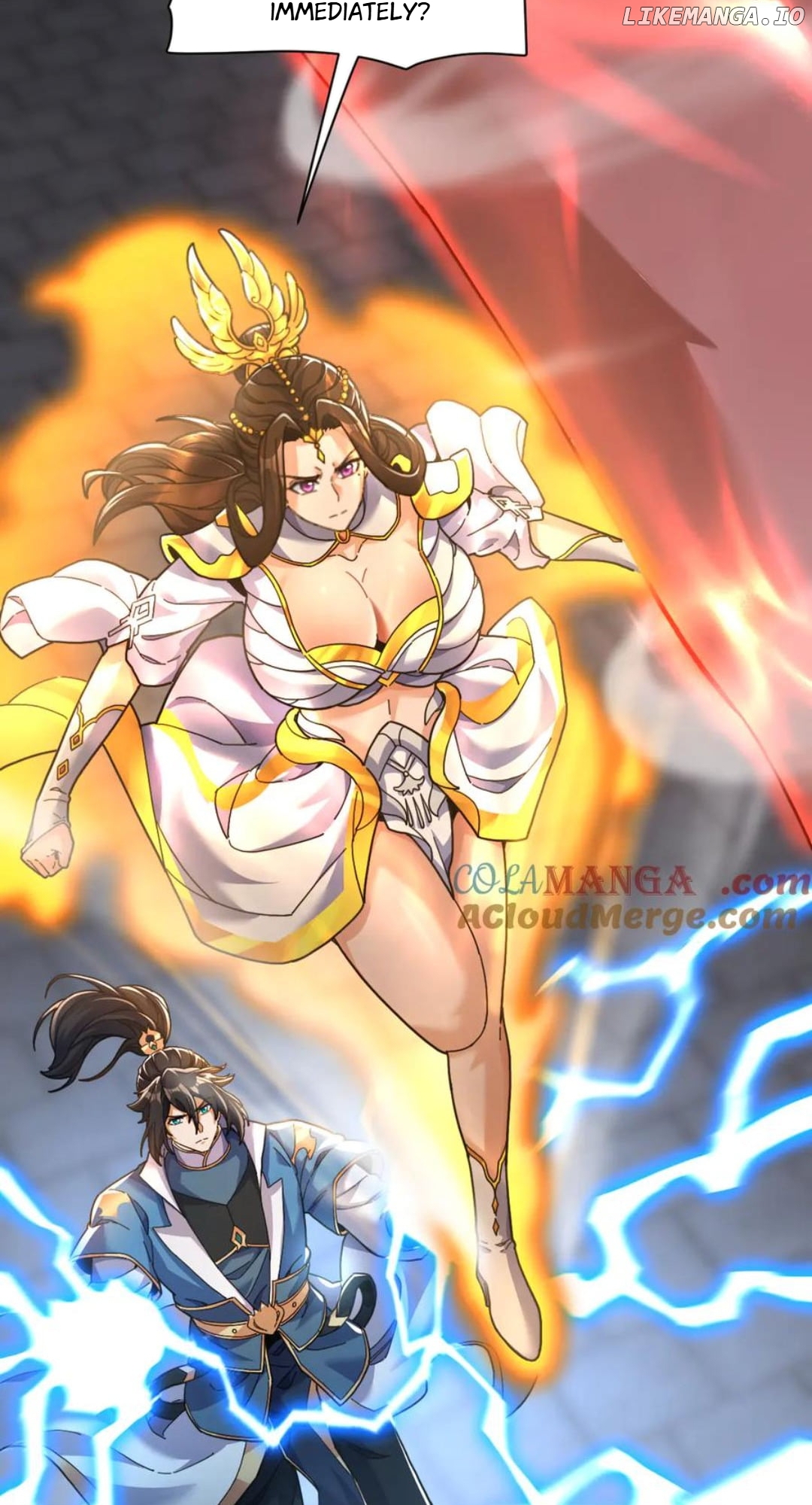Invincible After Shocking My Empress Wife Chapter 64 - page 55